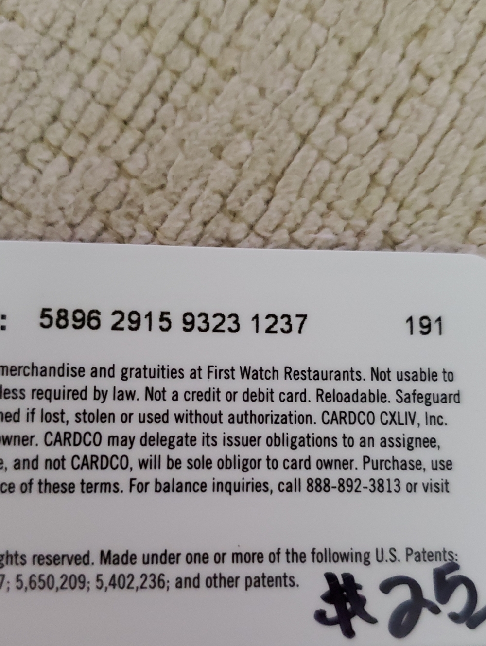 Gift Card First Watch Cafe - Picture 5 of 5